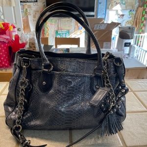 Coach leather purse